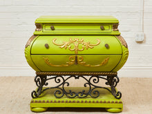 Load image into Gallery viewer, Apple Green Bombay Hollywood Regency Bureau
