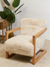 Load image into Gallery viewer, Huxley Chair in Yakety Yak Faux Fur
