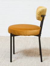 Load image into Gallery viewer, Maritza Marigold Checker Dining Chair

