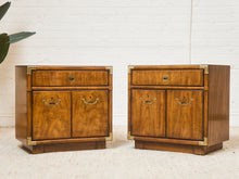 Load image into Gallery viewer, Campaign Mid Century Nightstands
