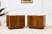 Load image into Gallery viewer, Pair of Double Double Door Nightstands by Lane
