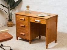 Load image into Gallery viewer, Oak Vintage Desk
