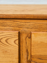 Load image into Gallery viewer, 6 Drawer Oak Vintage Dresser
