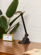 Load image into Gallery viewer, LED Adjustable Arm 50w Halogen Desk Lamp, Angled Base
