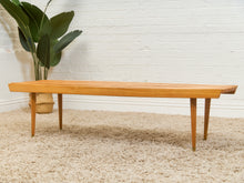 Load image into Gallery viewer, Vintage Mid Century Slat Coffee Table
