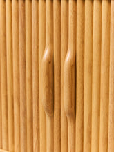 Load image into Gallery viewer, Mitza Blonde Tambour Door Credenza
