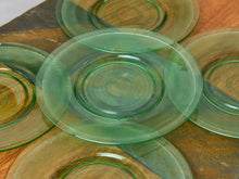 Load image into Gallery viewer, Set of Nine Large Uranium Plates
