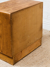Load image into Gallery viewer, Vintage Oak BoHo Nightstands Pair
