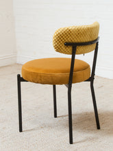 Load image into Gallery viewer, Maritza Marigold Checker Dining Chair
