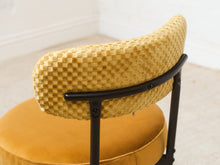Load image into Gallery viewer, Maritza Marigold Checker Dining Chair

