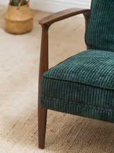 Load image into Gallery viewer, Mid Century Modern Upholstered Milo Baughman Armchair
