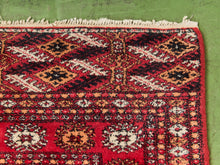 Load image into Gallery viewer, Antique Turkmen Bokhara Hand Knotted Antique Rug

