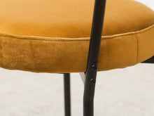 Load image into Gallery viewer, Maritza Marigold Checker Dining Chair
