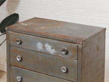 Load image into Gallery viewer, Metal Primitive Highboy Dresser
