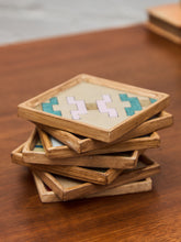 Load image into Gallery viewer, Vintage Southwestern Handmade Wood Framed Coasters
