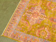 Load image into Gallery viewer, Antique Kazak Hand-loomed Rug Olive Green
