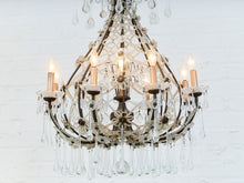 Load image into Gallery viewer, Maria Teresa French Crystal 1920’s Chandelier
