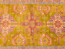 Load image into Gallery viewer, Antique Kazak Hand-loomed Rug Olive Green
