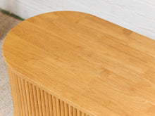 Load image into Gallery viewer, Mitza Blonde Tambour Door Credenza
