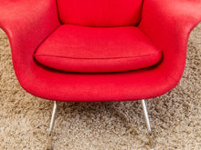 Load image into Gallery viewer, Red Mod Chair and Ottoman
