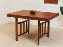 Load image into Gallery viewer, Expandable Dining Table with Sculptural Base Restored
