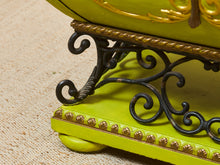 Load image into Gallery viewer, Apple Green Bombay Hollywood Regency Bureau
