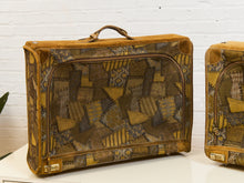 Load image into Gallery viewer, Large French Vintage Patchwork Luggage
