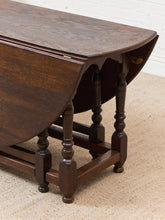 Load image into Gallery viewer, Antique Drop Leaf Dining Table
