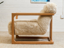 Load image into Gallery viewer, Huxley Chair in Yakety Yak Faux Fur
