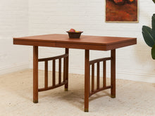 Load image into Gallery viewer, Expandable Dining Table with Sculptural Base Restored
