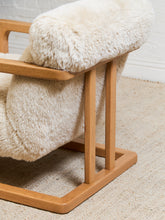 Load image into Gallery viewer, Huxley Chair in Yakety Yak Faux Fur
