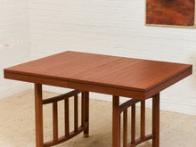 Load image into Gallery viewer, Expandable Dining Table with Sculptural Base Restored
