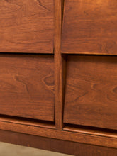 Load image into Gallery viewer, 9 Drawer Louvered Drawer Dresser
