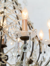 Load image into Gallery viewer, Maria Teresa French Crystal 1920’s Chandelier
