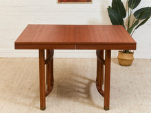 Load image into Gallery viewer, Expandable Dining Table with Sculptural Base Restored
