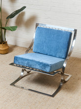 Load image into Gallery viewer, Vintage Chrome Cantilever Lounge Chair, 1970s
