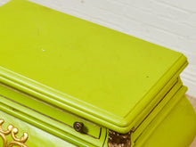 Load image into Gallery viewer, Apple Green Bombay Hollywood Regency Bureau
