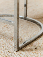 Load image into Gallery viewer, Set of 4 Curved Gray Velvet Counter Stools
