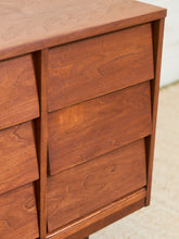 Load image into Gallery viewer, 9 Drawer Louvered Drawer Dresser
