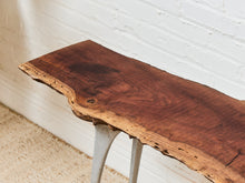Load image into Gallery viewer, French Vintage Live Edge Modernist Entry table
