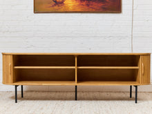 Load image into Gallery viewer, Mitza Blonde Tambour Door Credenza
