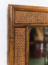 Load image into Gallery viewer, Bamboo Rattan Large Mirror

