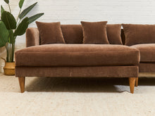 Load image into Gallery viewer, Rowan Sectional Sofa in Chocolate
