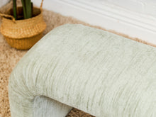 Load image into Gallery viewer, Vintage Karl Springer Bench in Sage
