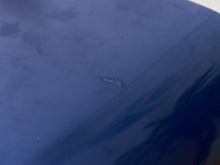 Load image into Gallery viewer, 1970’s Italian 2 Piece Post Modern Blue and Gold Hutch with Plinth Base
