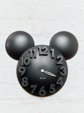 Load image into Gallery viewer, Mickey in All Black Mod Clock
