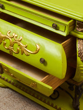 Load image into Gallery viewer, Apple Green Bombay Hollywood Regency Bureau
