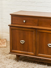 Load image into Gallery viewer, Mid-Century Modern Credenza with Brass Accent Pulls, c.1960’s

