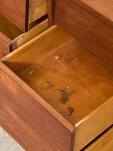 Load image into Gallery viewer, 9 Drawer Louvered Drawer Dresser
