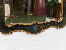 Load image into Gallery viewer, Vintage Friedman Brothers Rare Blue Hand Painted Chinoiserie Mirror
